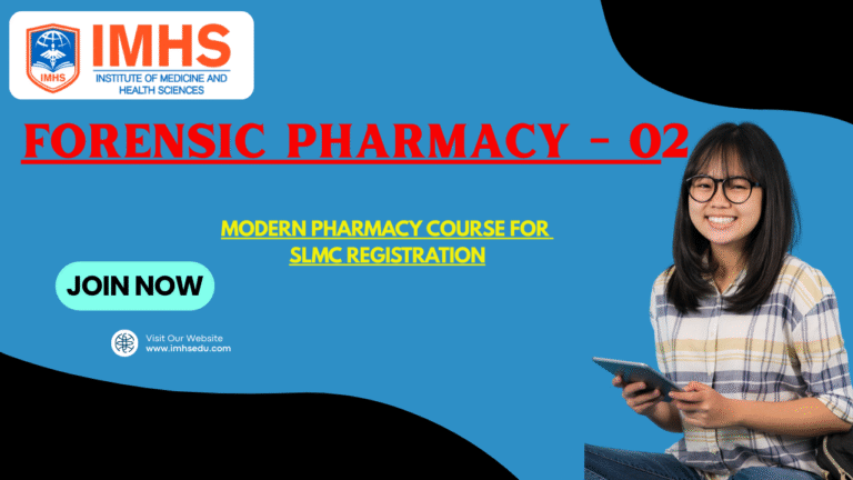 Forensic Pharmacy – Batch 05/06/07 ~ Month 02