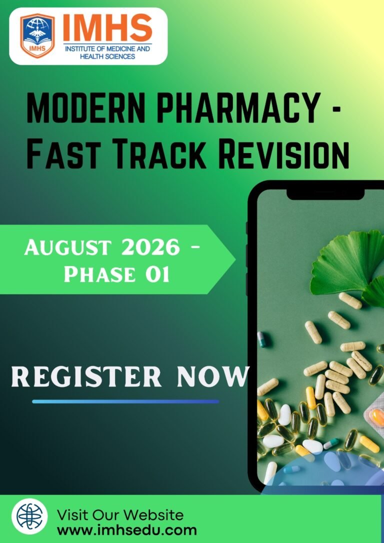FAST TRACK REVISION – August 2026 Phase 01