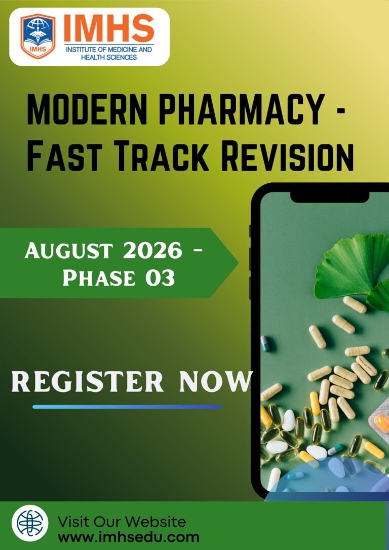 FAST TRACK REVISION – August 2026 Phase 03