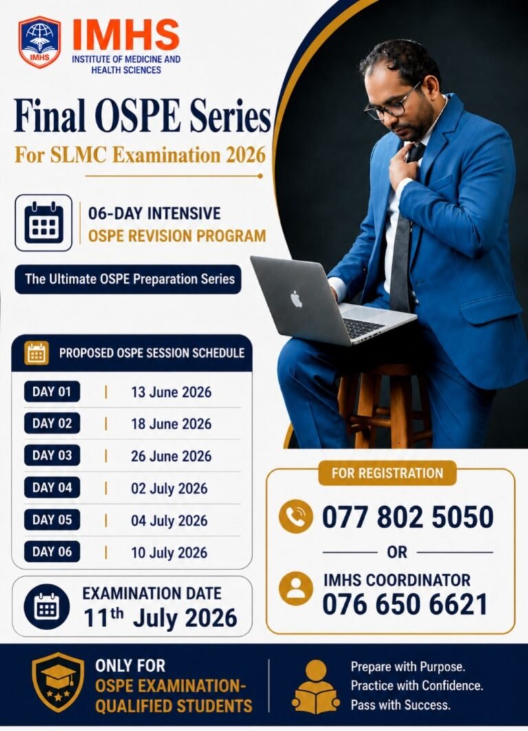 Final OSPE Series For 11th July 2026 Exam